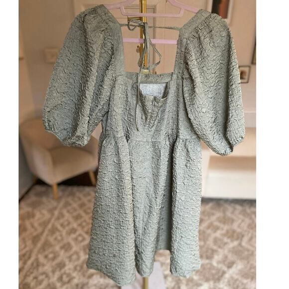 NWTs Impressions Mini Dress Metallic Glam  Summer Party Wedding Resort Cruise - Picture 3 of 10